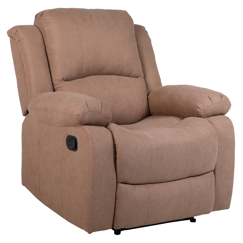 Fotoliu relaxant reglabil, material maro, ASKOY NEW