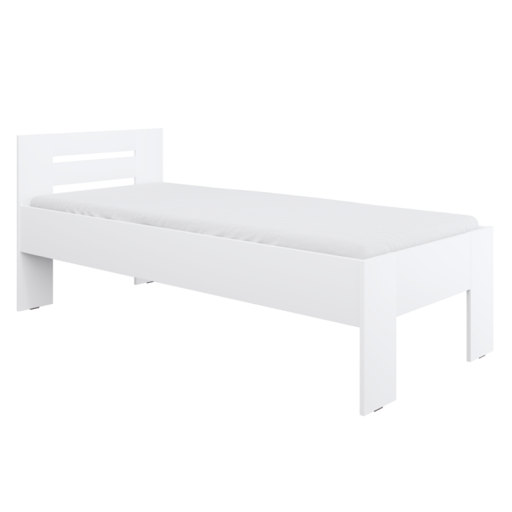 Pat, 90x200, alb, BASIS