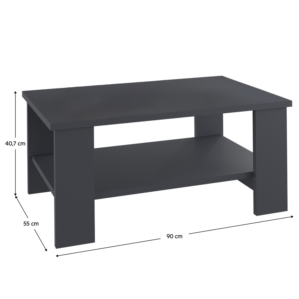 Măsuţa de cafea, grafit, BERNARDO