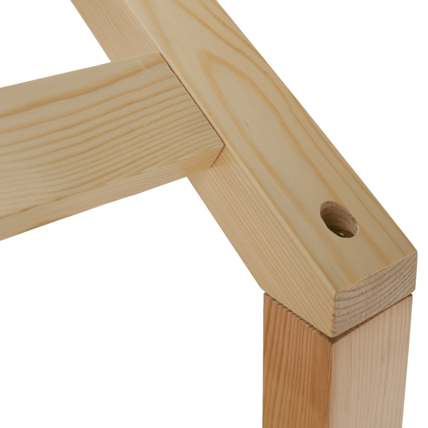 Pat Montessori, 90x200, natural, masiv, BIANKA