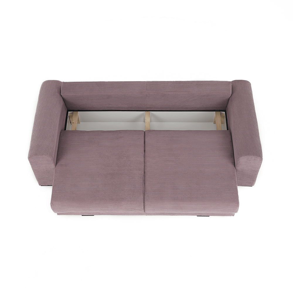 Canapea foarte spaţioasă, violet, roz învechit, bej, GILEN BIG SOFA