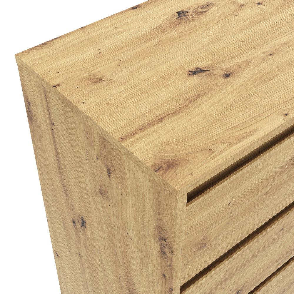 Comodă, stejar artisan, BOGAN NEW 3S70