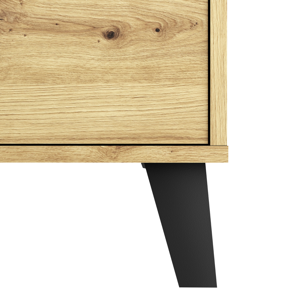 Comodă, stejar artisan, BOGAN NEW 1D3S