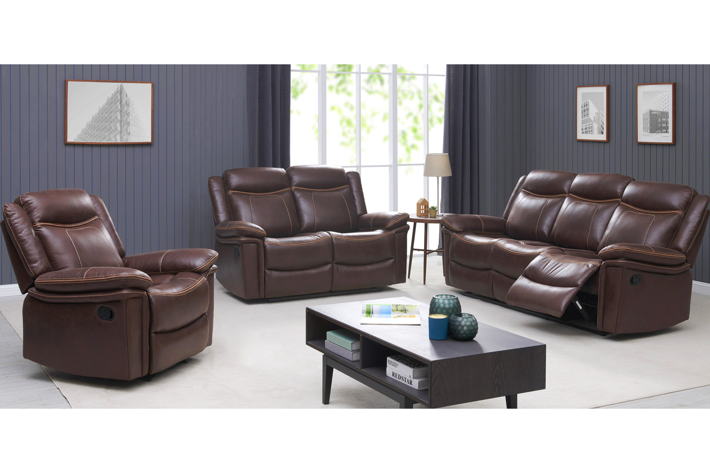 Fotoliu Boston cu recliner - Gallery Image 2