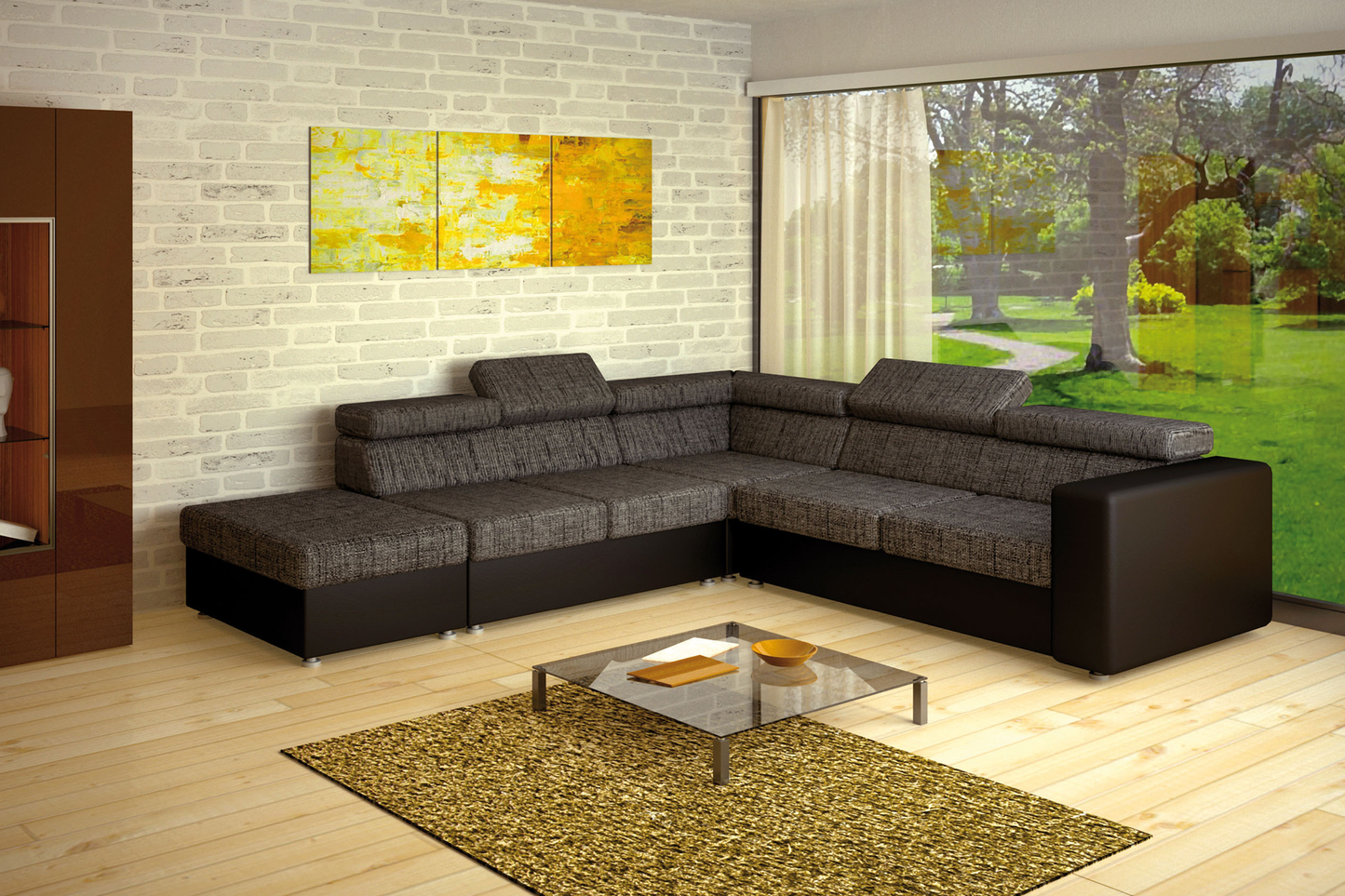 Canapea modulară L 280 x 282 cm - Gallery Image 2