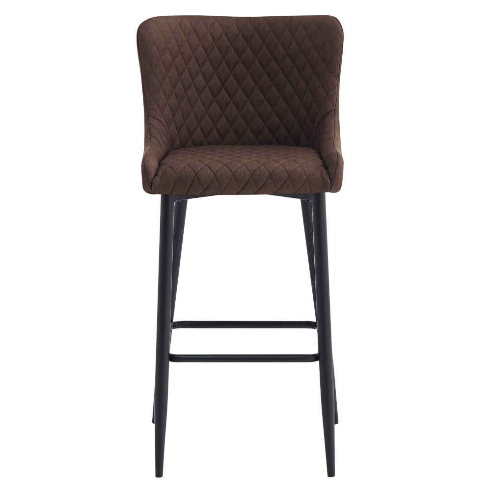 Scaun de bar, maro/neagră, CEZARIA