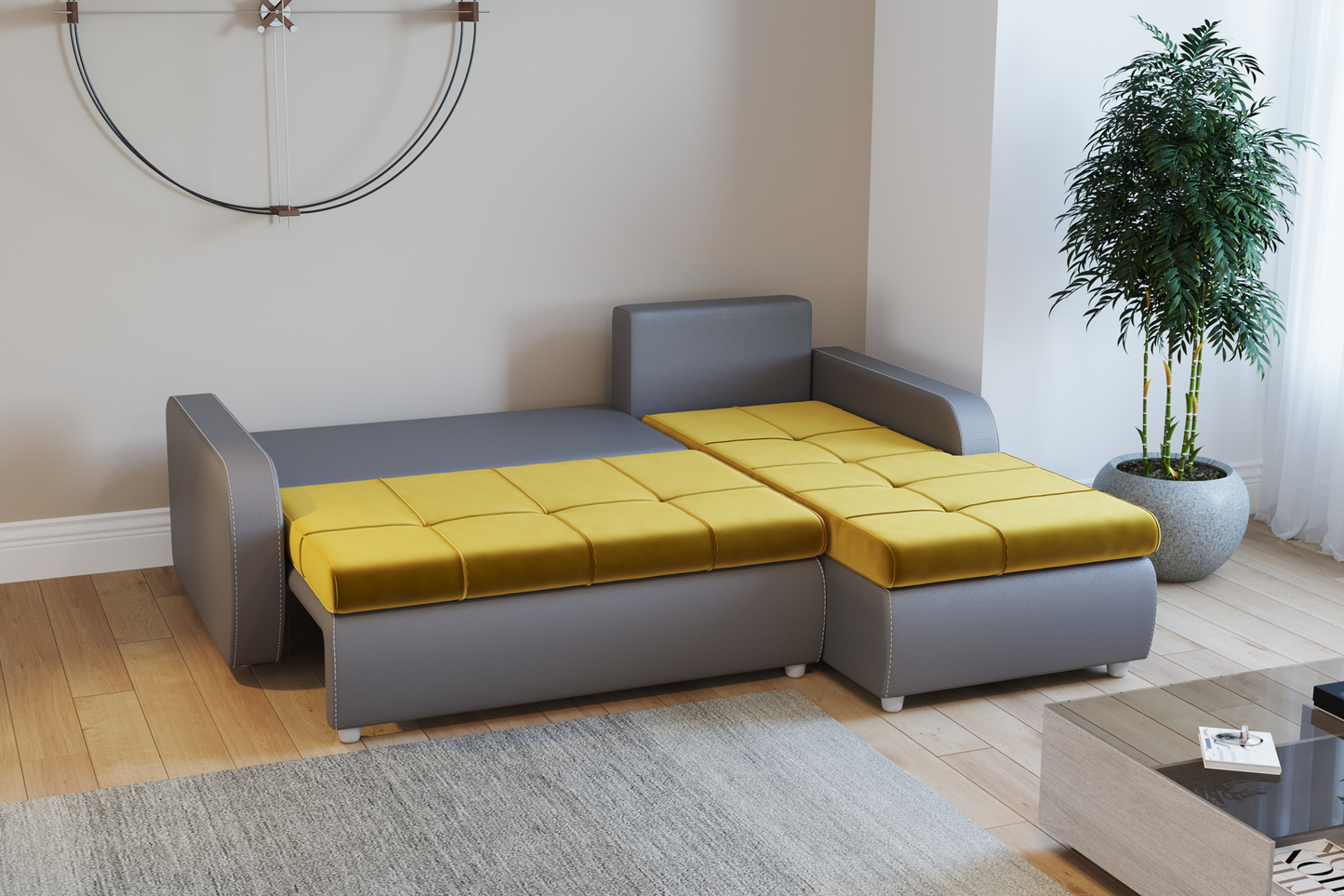 Colțar extensibil Mondo 2 cu ladă pentru depozitare - Gallery Image 2