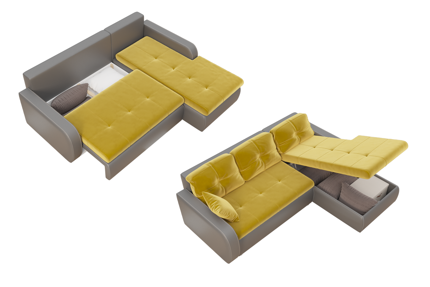 Colțar extensibil Mondo 2 cu ladă pentru depozitare - Gallery Image 3