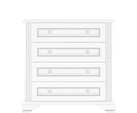 Comodă WHITE, 4S_90