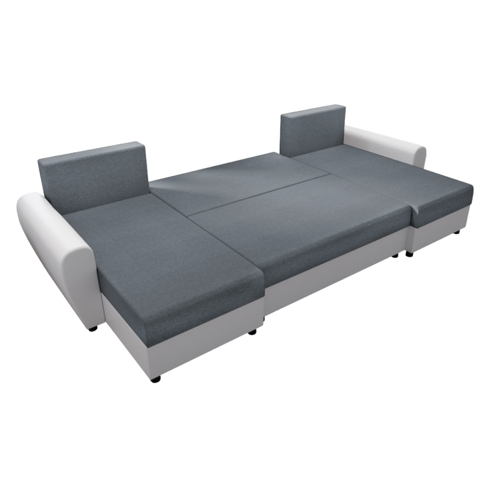 Canapea universală, gri/alb, DAKAR NEW U