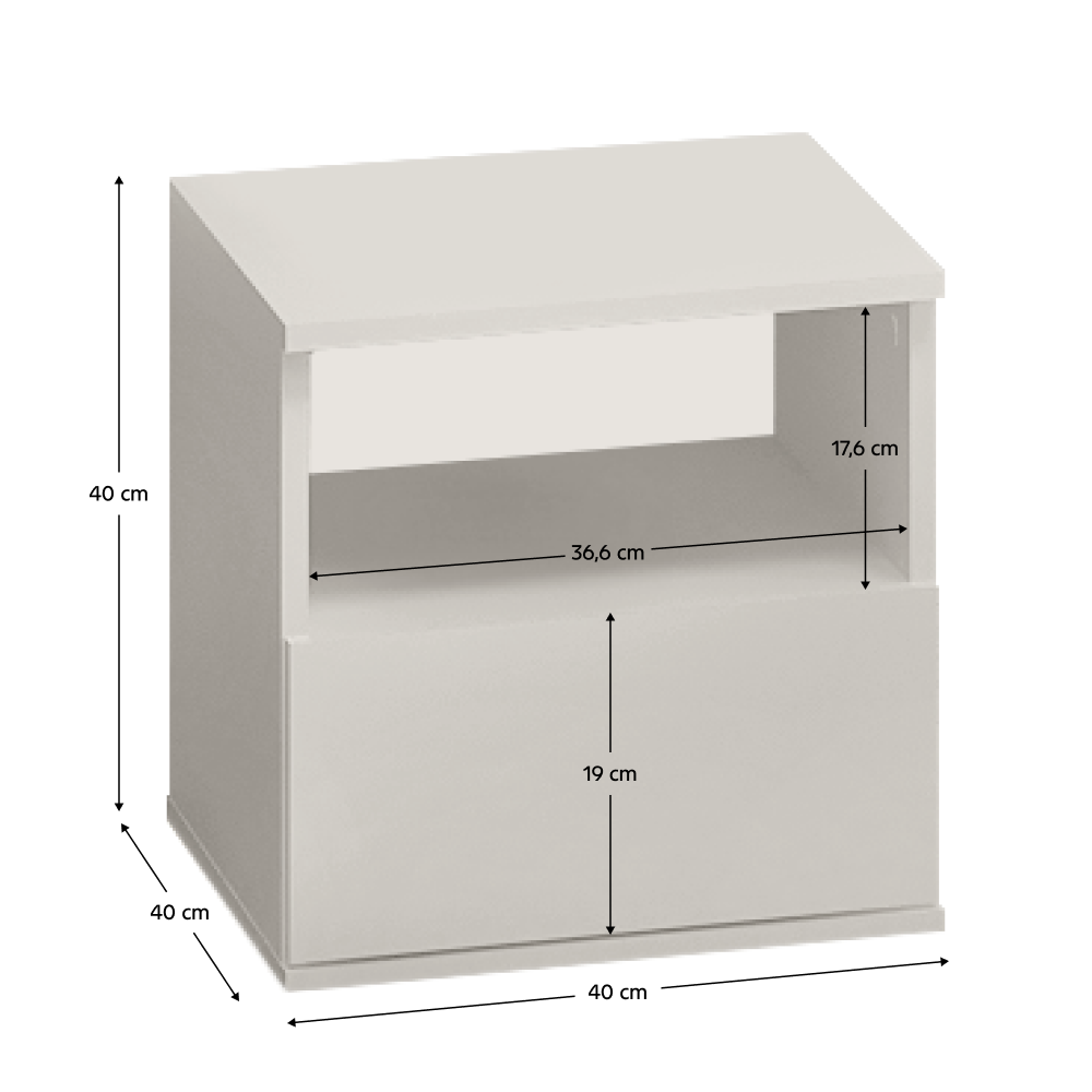 Noptieră, caşmir, DOLI
