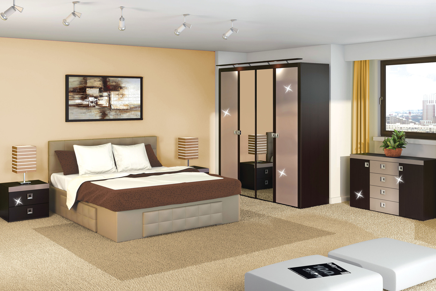 Pat Karo tapițat integral - Gallery Image 2