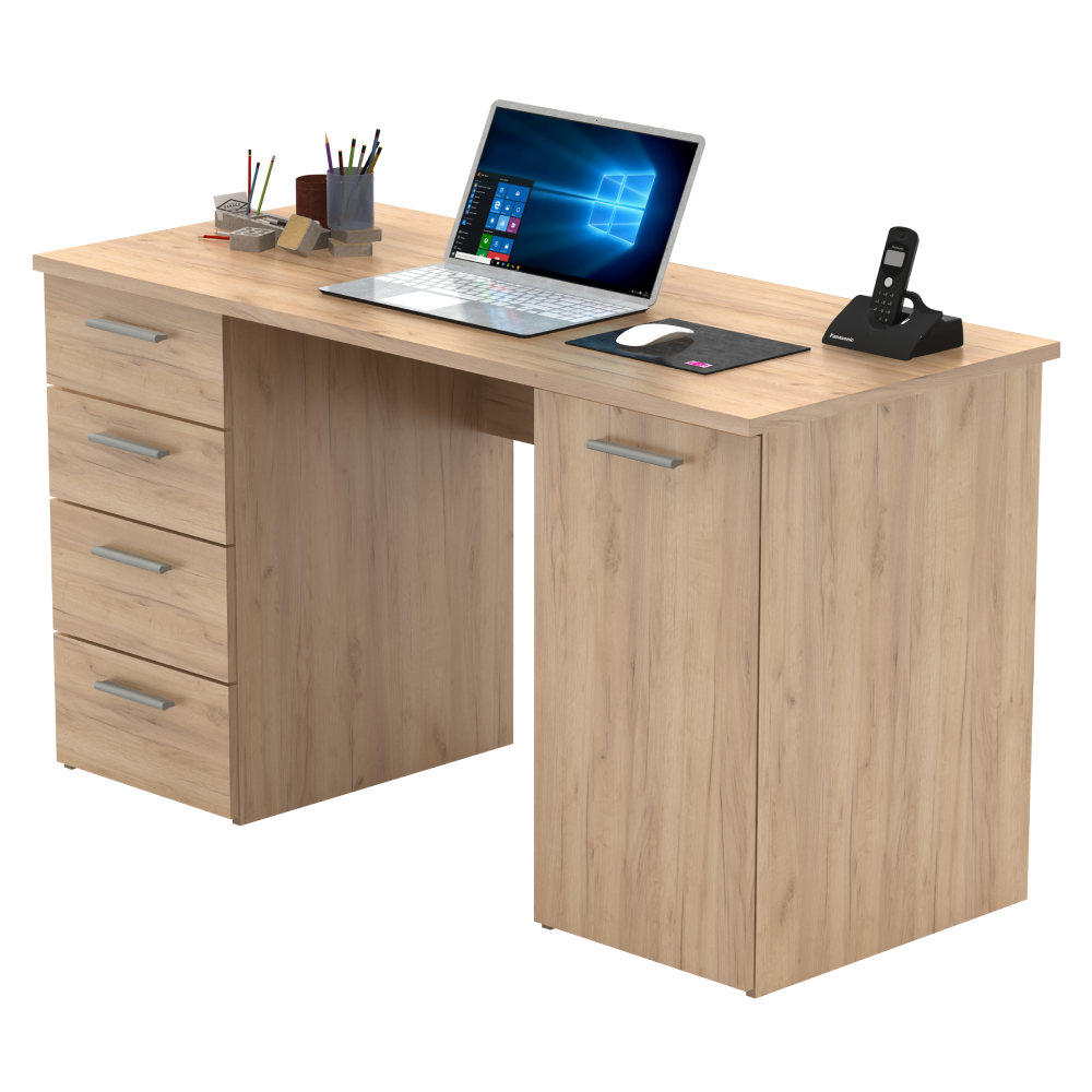 Masă birou, stejar artisan, EUSTACH