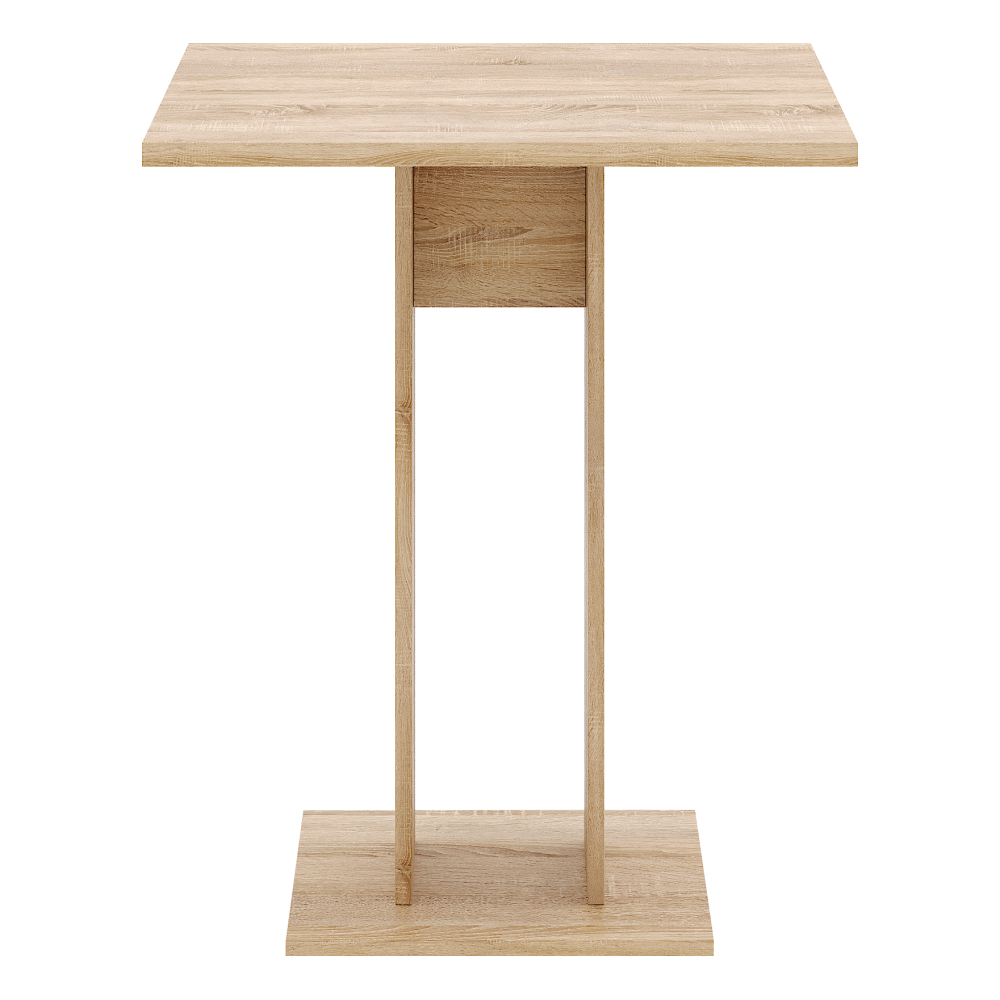 Masă de sufragerie, stejar sonoma, 67,5x67,5 cm, EVERET