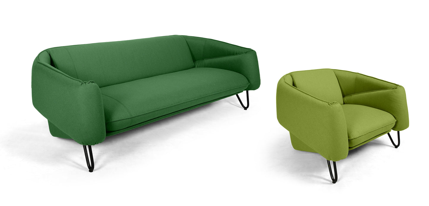 Canapea FLOW, 3 locuri, fixă