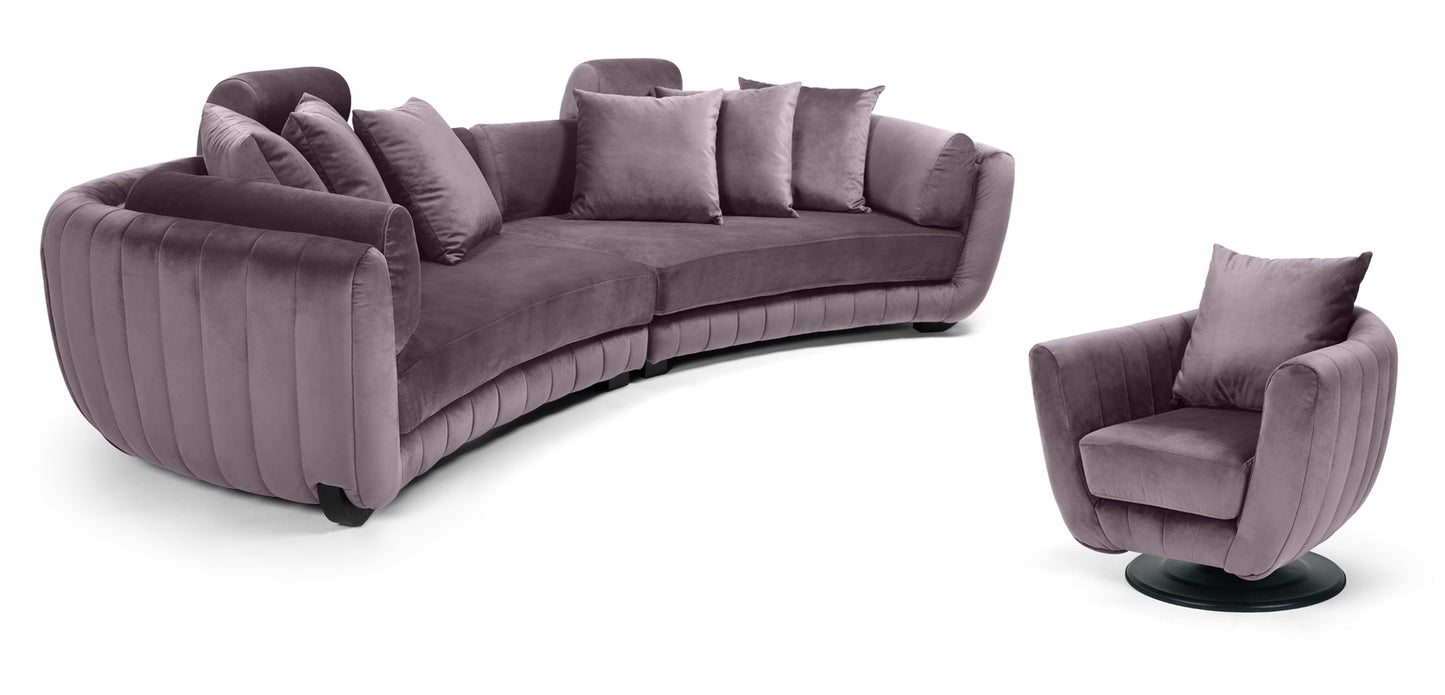 Canapea HAVANA matlasată, 4 locuri