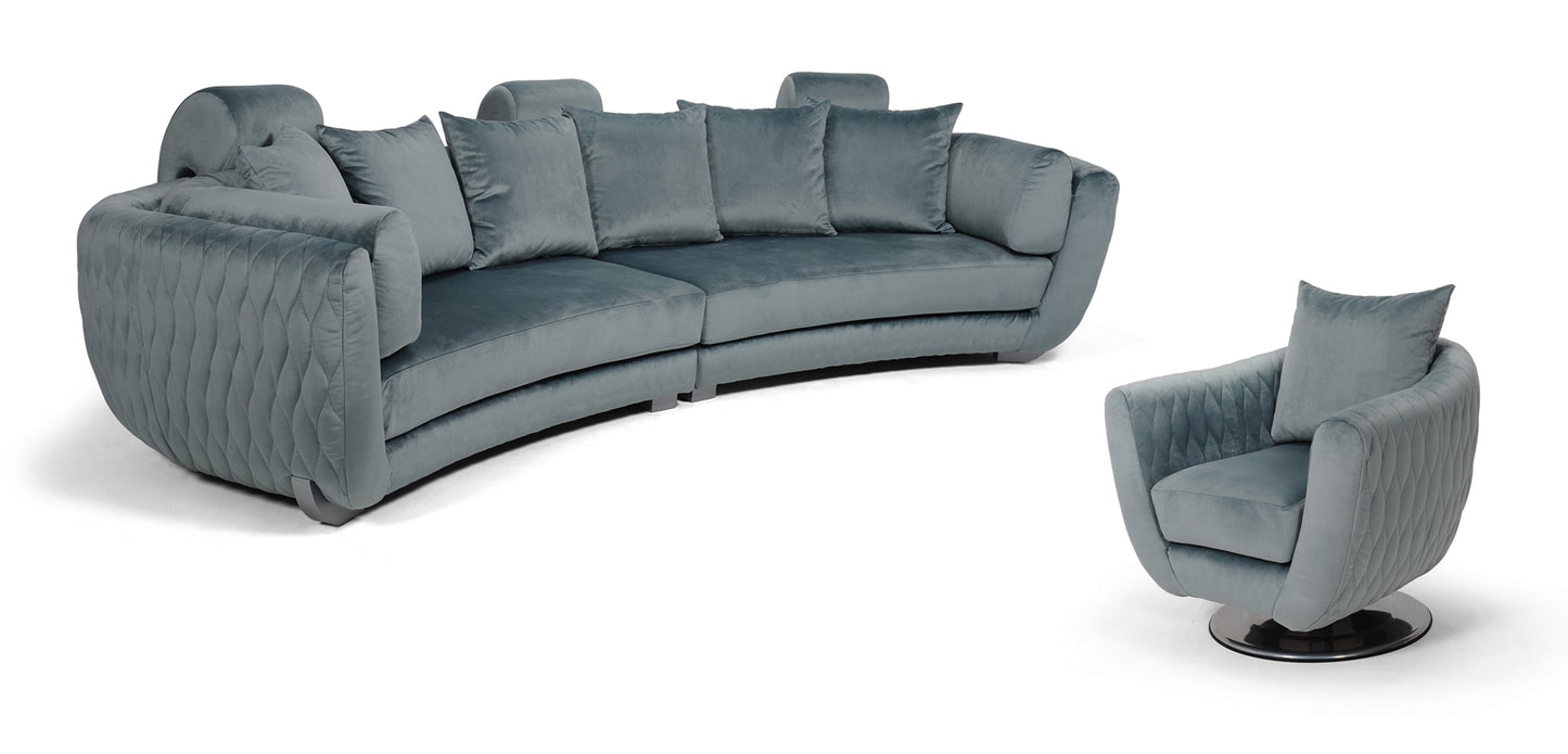 Canapea HAVANA matlasată P115, cu 5 locuri