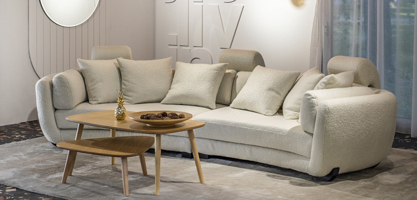 Canapea HAVANA, 4 locuri, cu șezlong S/D, 290 x 150 cm