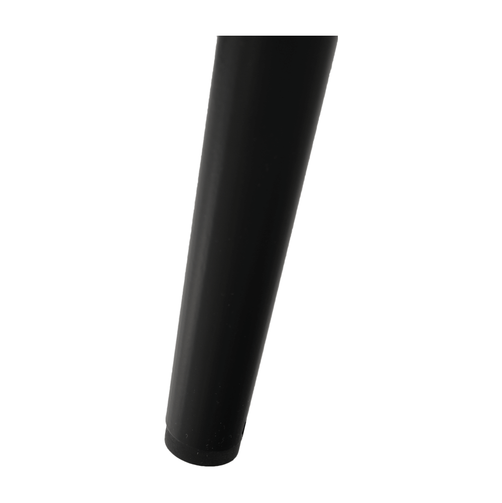 Scaun, piele ecologică gri maroniu taupe/negru, HAZAL