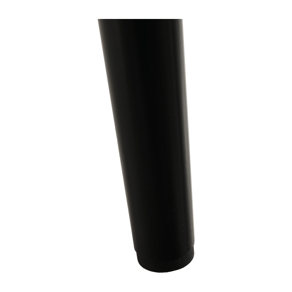 Scaun, piele ecologică galben/negru, HAZAL