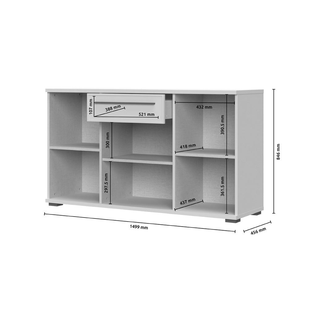 OPERA comoda 3 usi 1 sertar, K150-3K1F, 150 x 46 x 85 cm