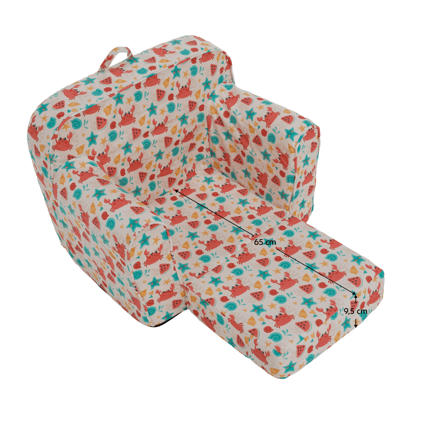 Sac de şezut extensibil, mix de culori, KIDY