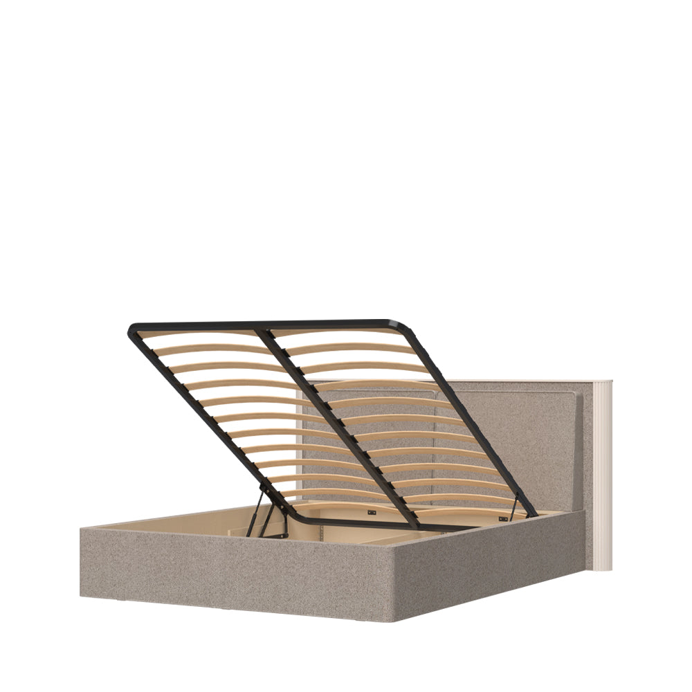 RONDO Pat 160/180 * 200 cm cu somiera metalica inclusa, 202/ 222 x 230 x 105 cm