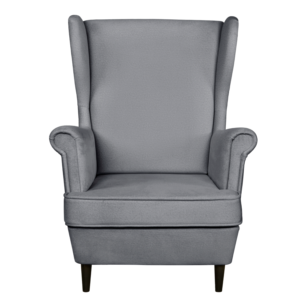 Fotoliu cu braţe, gri/wenge, LEFO