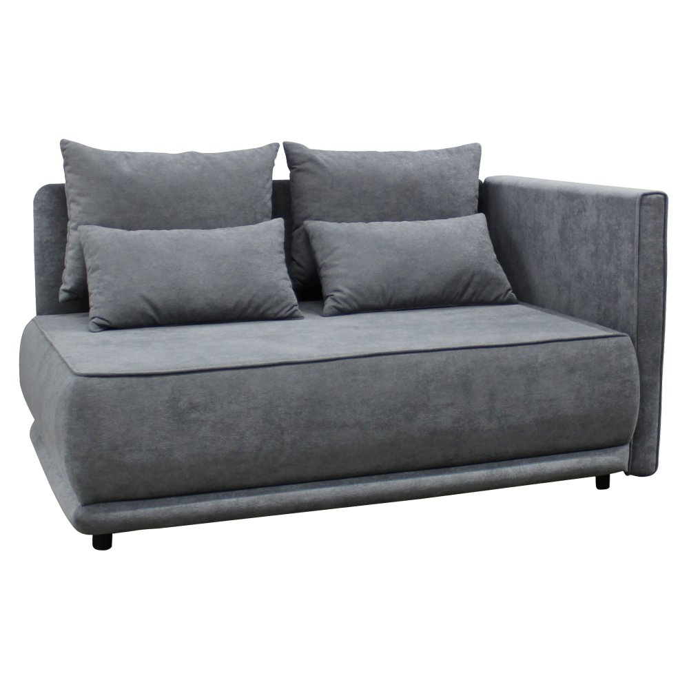 Canapea extensibilă, culoare gri, LIAMI
