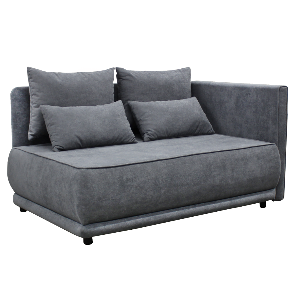 Canapea extensibilă, culoare gri, LIAMI