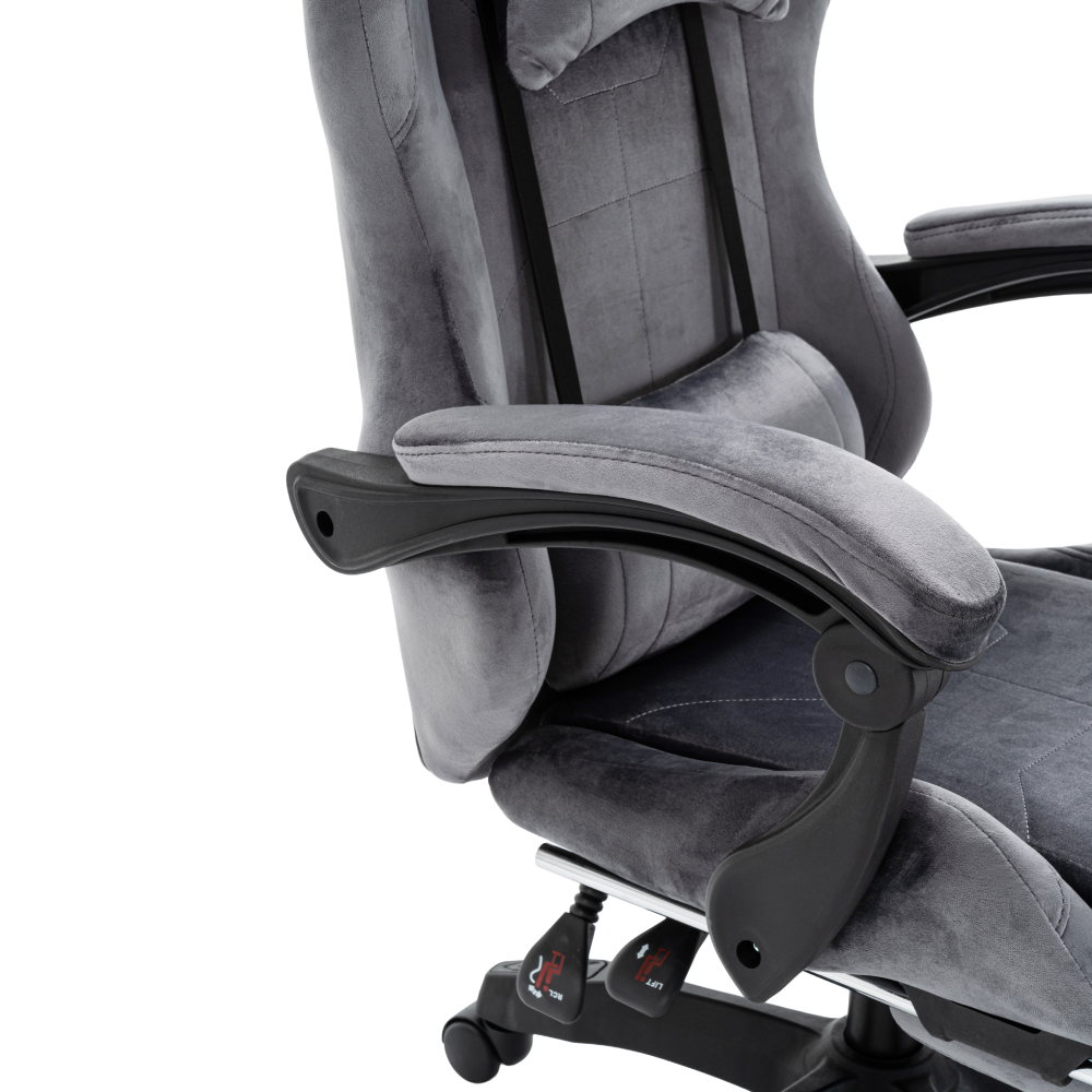 Scaun de birou/gaming, gri, LOPES