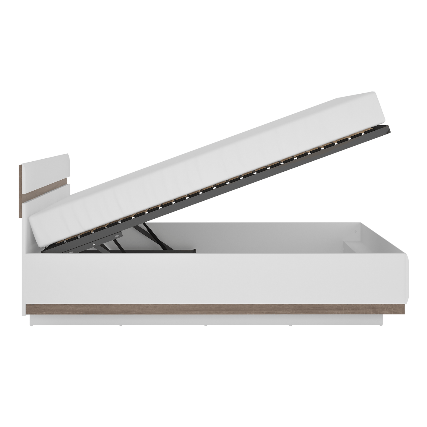 Pat cu spaţiu de depozitare, 160x200, LYNATET 94