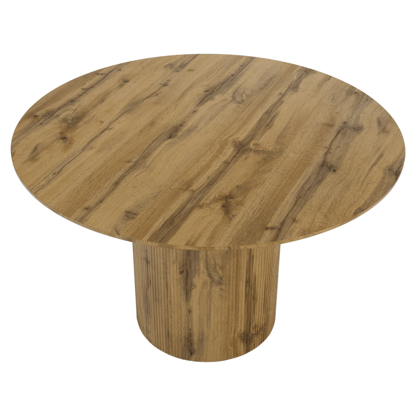 Masă de sufragerie, stejar, diametru 120 cm, MAHIR TIP 2