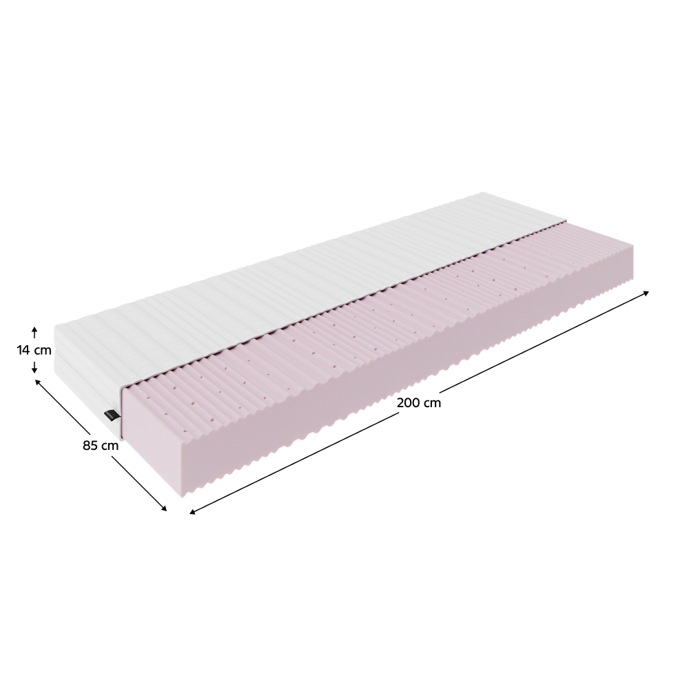 Saltea, din spumă, 14 cm, 85x200, MAIR