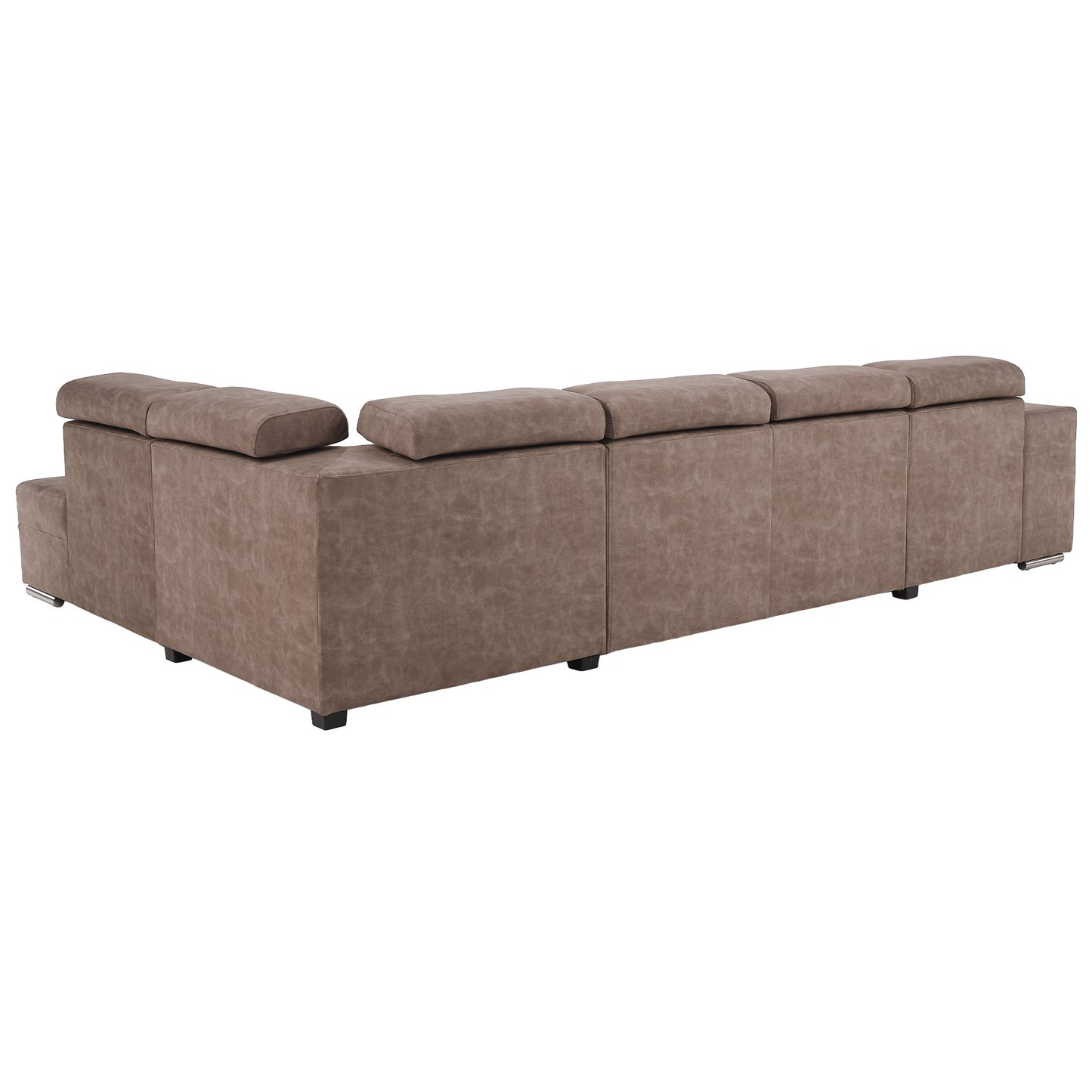 Set canapea, bej, pe dreapta, MALAGA BIG