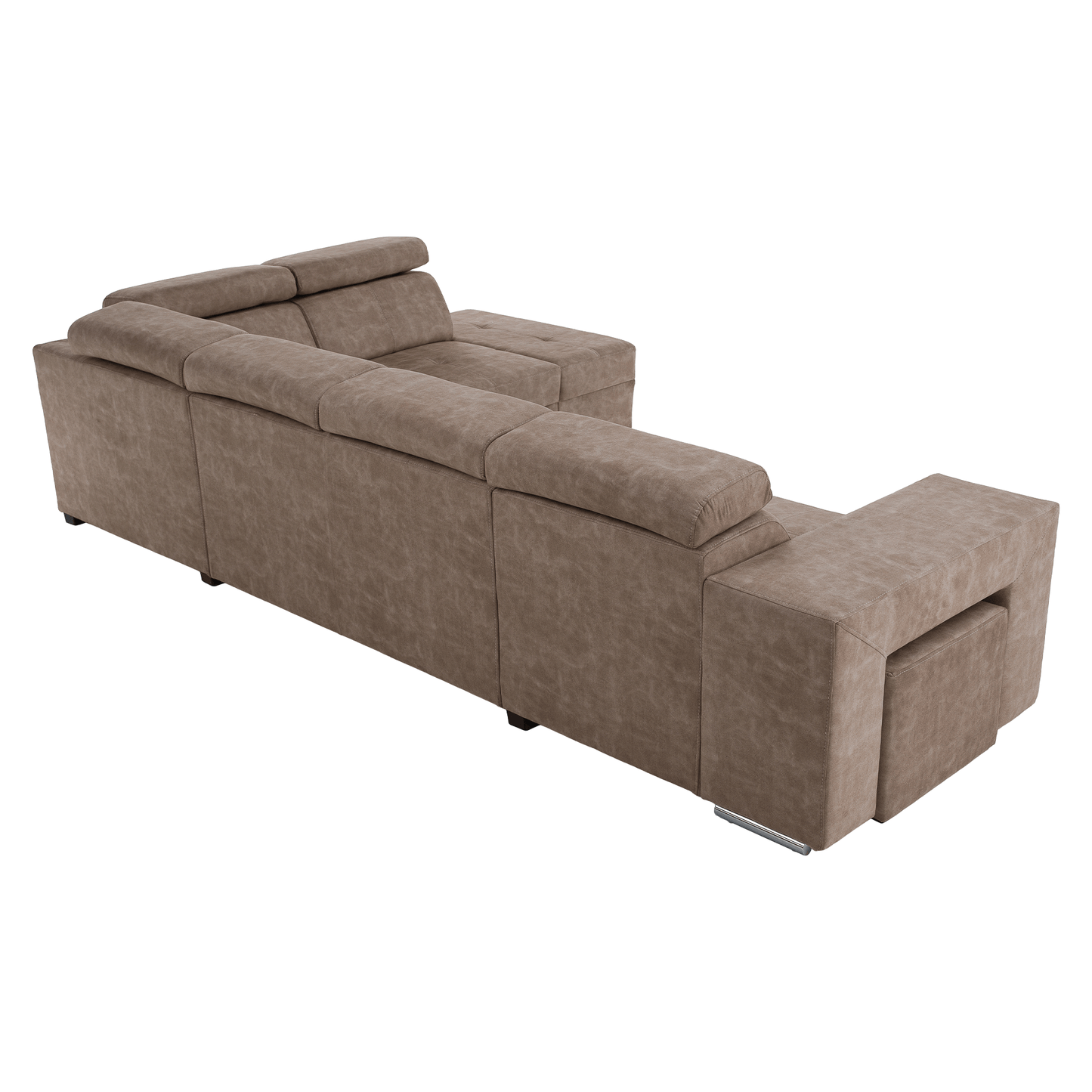 Set canapea, bej, pe dreapta, MALAGA BIG