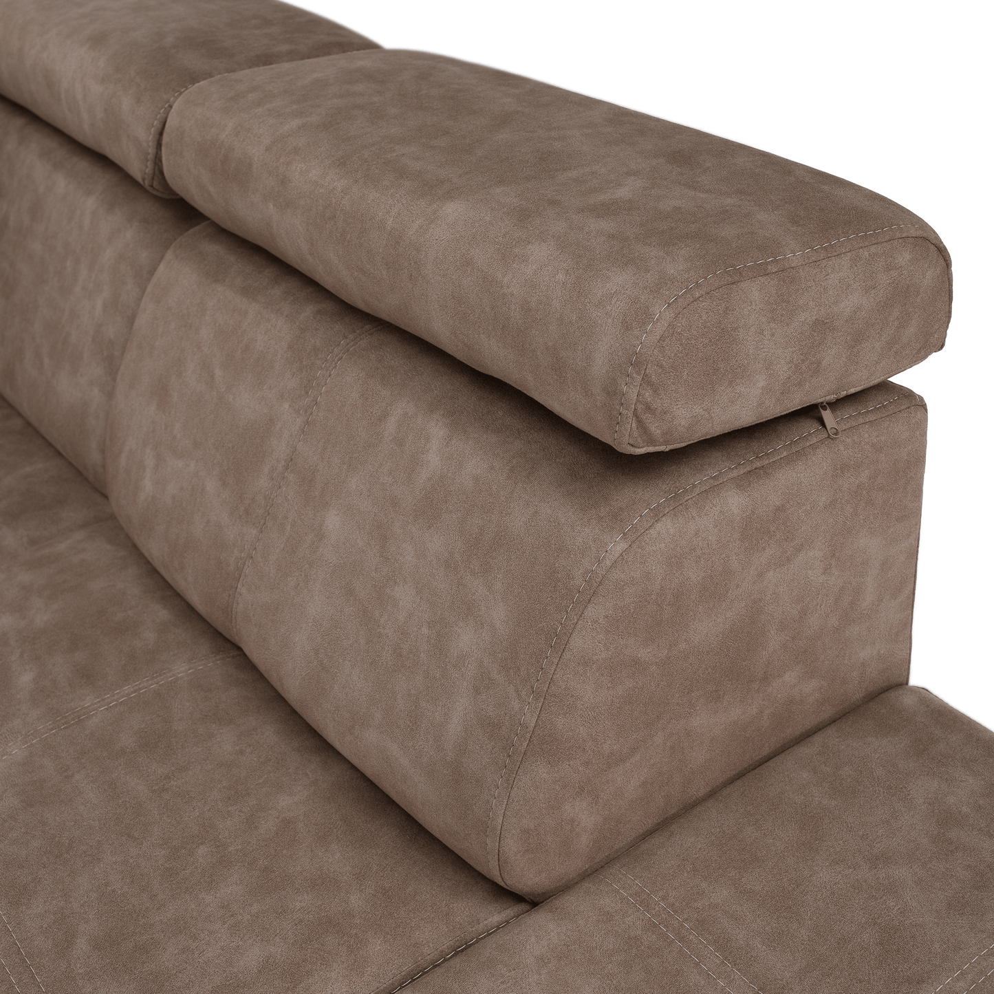 Set canapea, bej, pe dreapta, MALAGA BIG