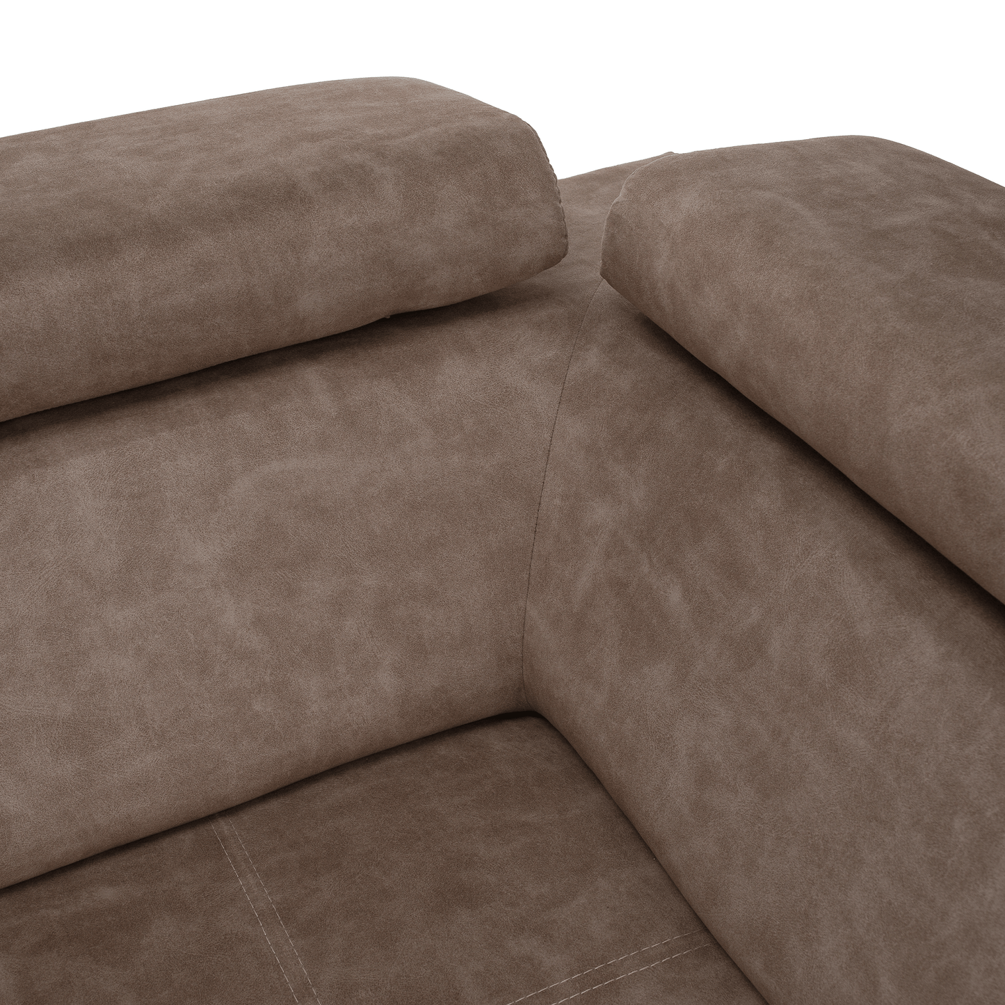 Set canapea, bej, pe dreapta, MALAGA BIG