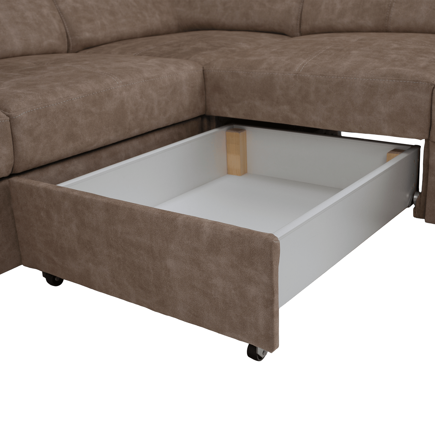 Set canapea, bej, pe dreapta, MALAGA BIG