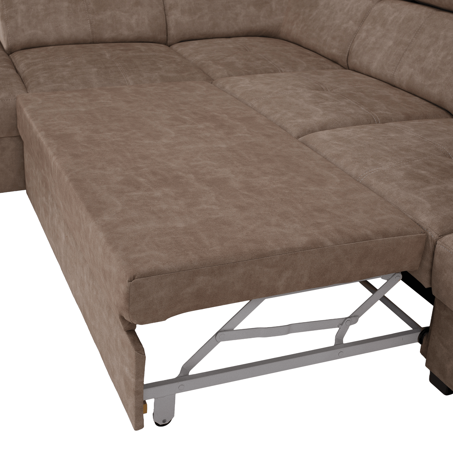 Set canapea, bej, pe stânga, MALAGA BIG