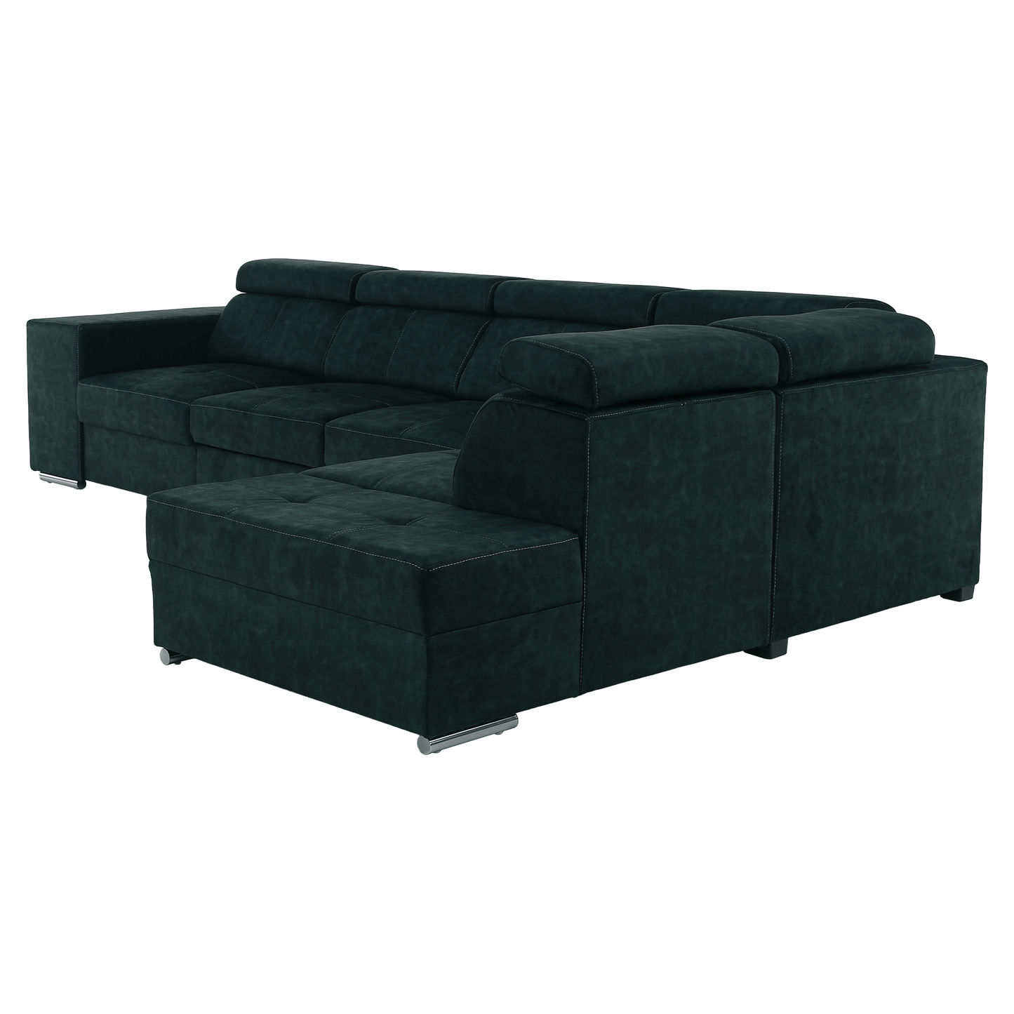 Set canapea, smarald, pe dreapta, MALAGA BIG