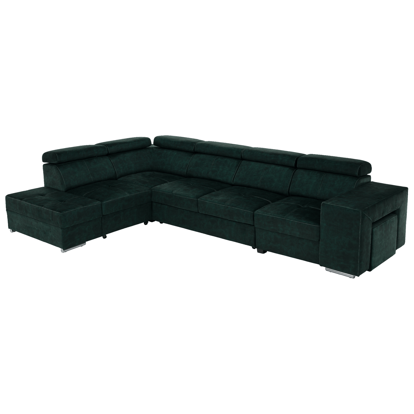 Canapea, smarald, pe stânga, MALAGA BIG