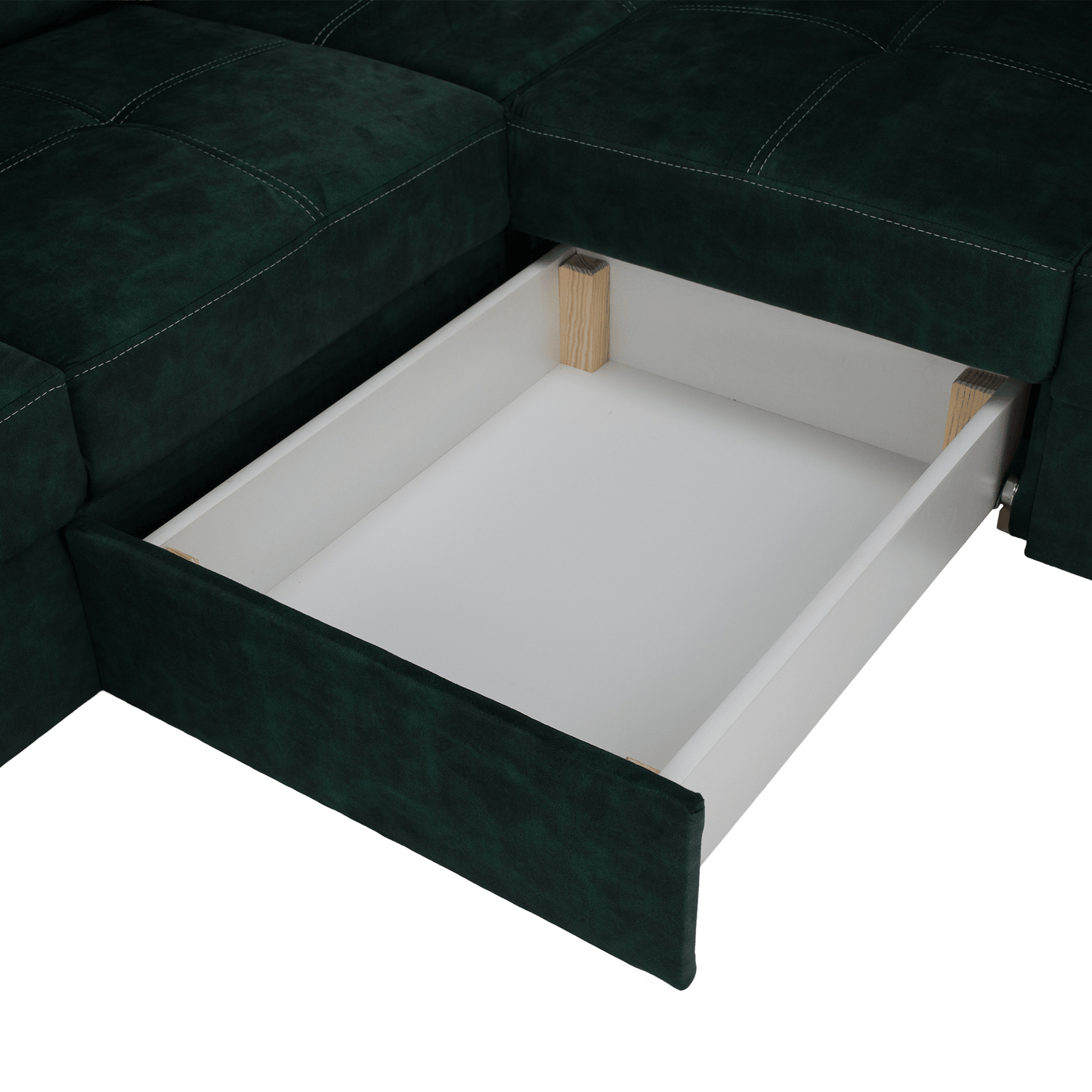 Set canapea, smarald, pe dreapta, MALAGA BIG