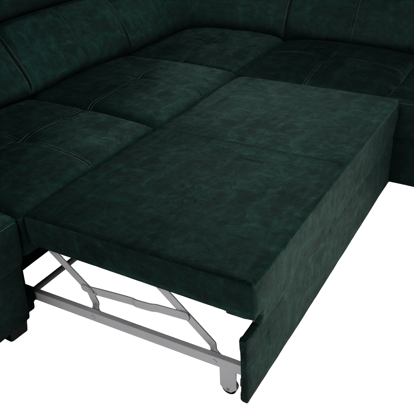 Set canapea, smarald, pe dreapta, MALAGA BIG