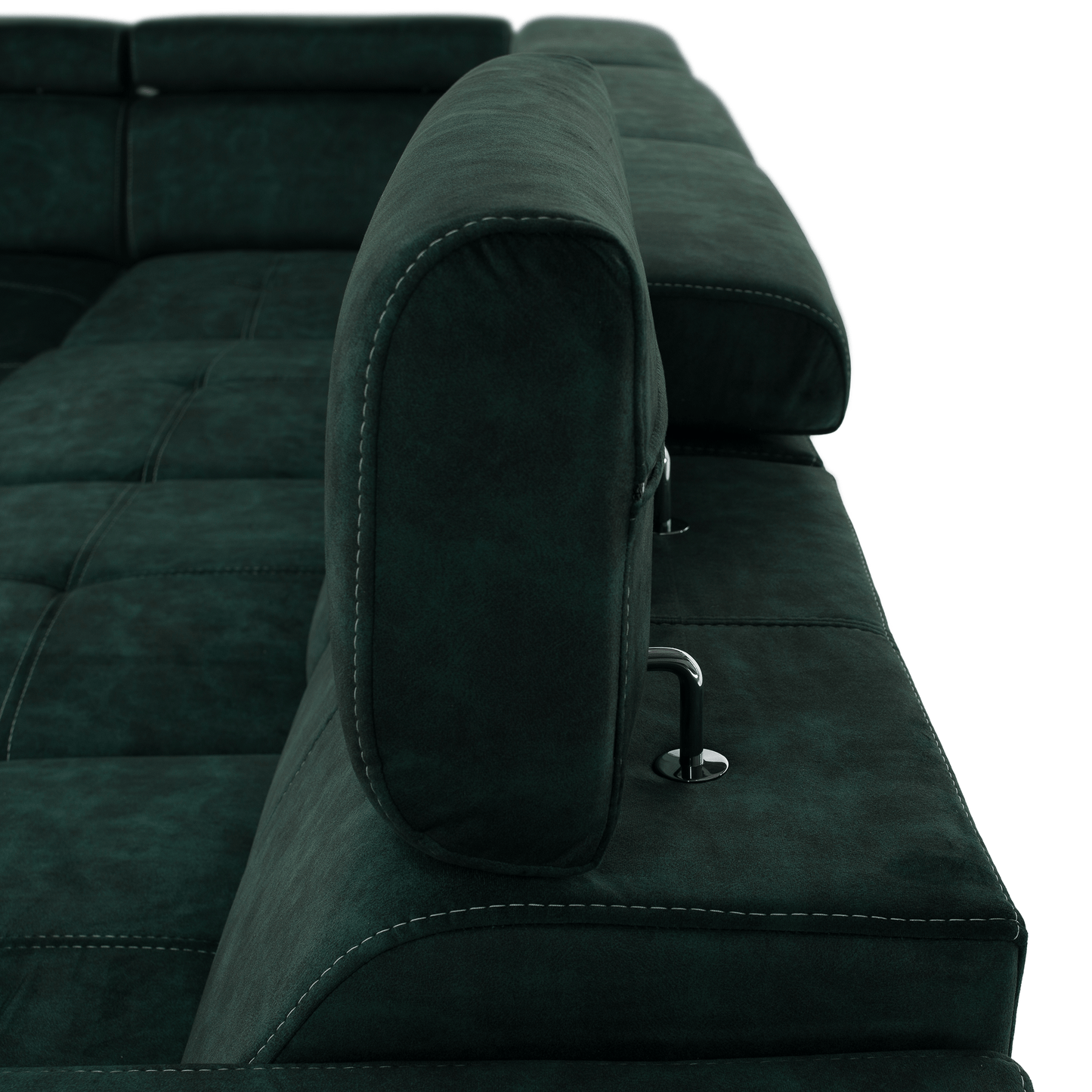 Canapea, smarald, pe stânga, MALAGA BIG