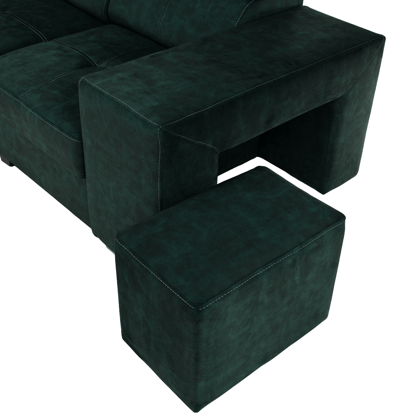 Canapea, smarald, pe stânga, MALAGA BIG