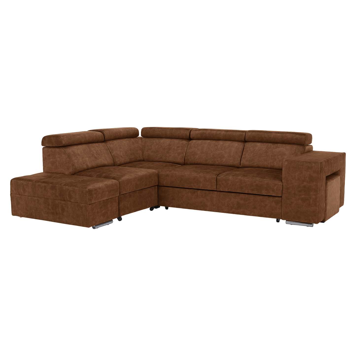 Set canapea, maro, pe stânga, MALAGA