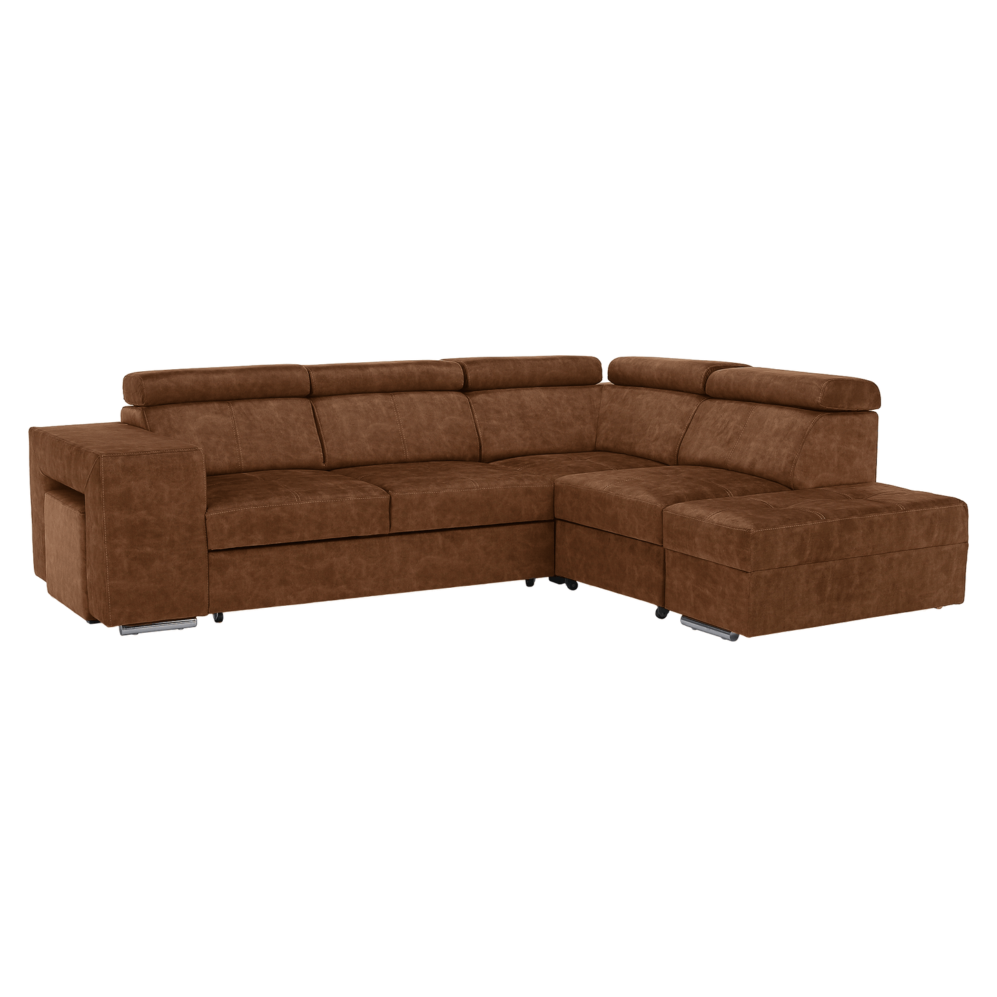 Set canapea, maro, pe dreapta, MALAGA