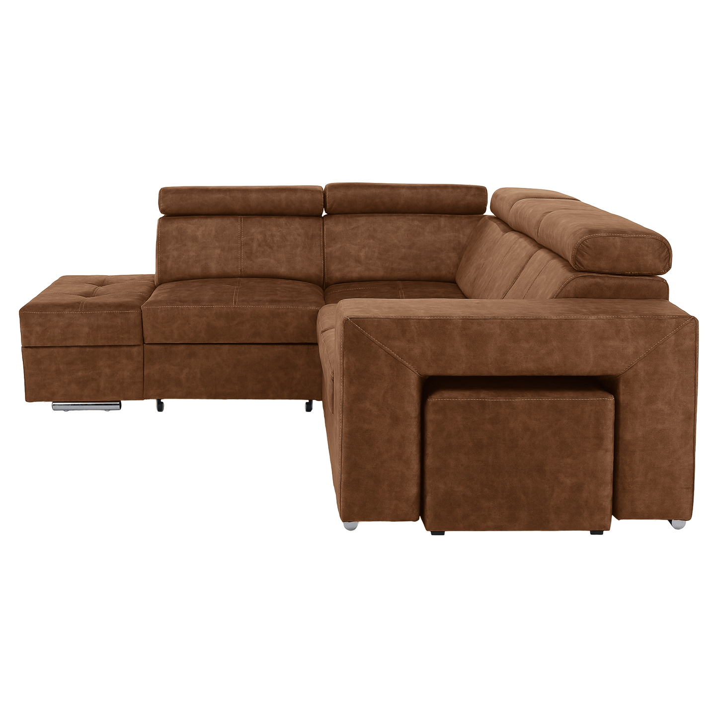 Set canapea, maro, pe stânga, MALAGA