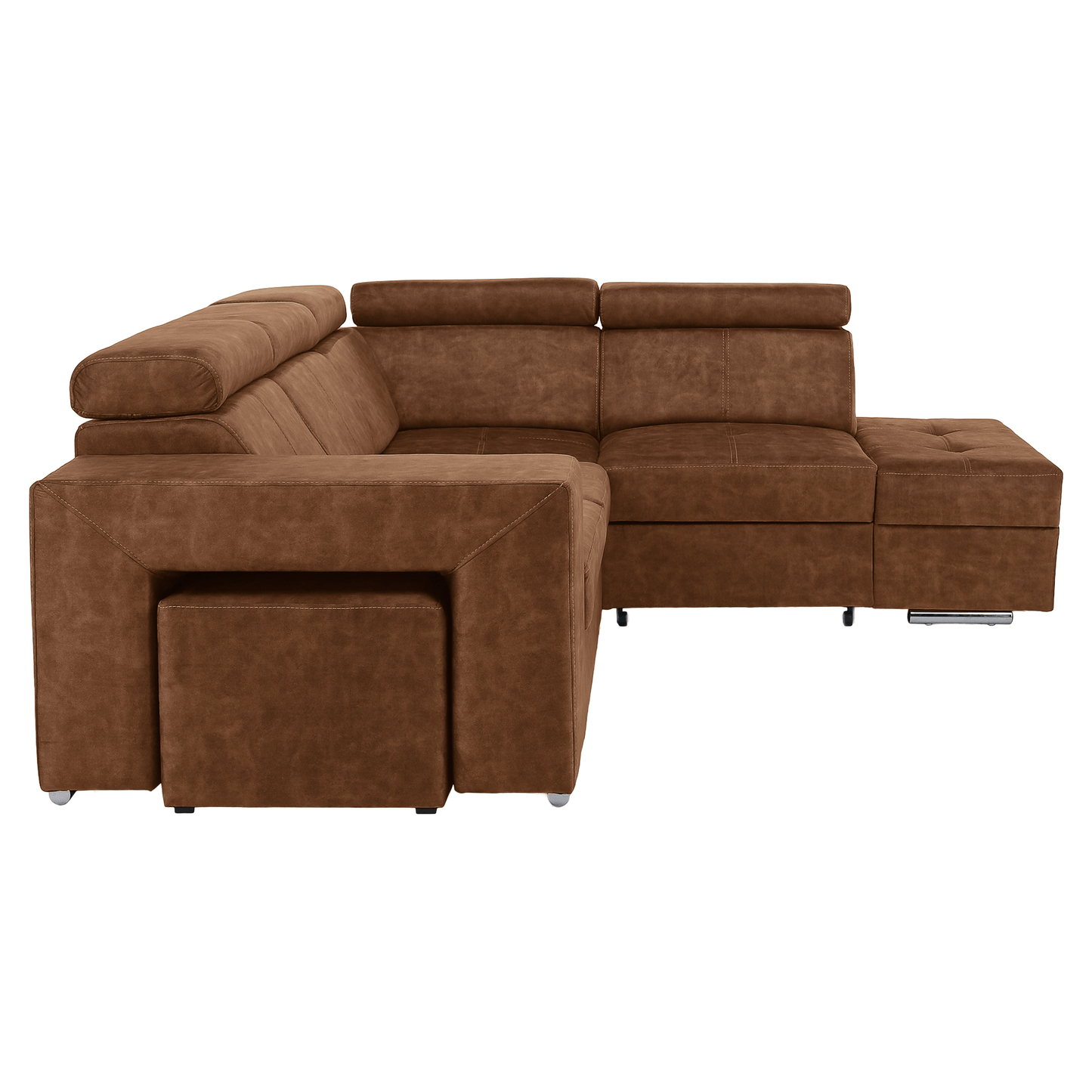 Set canapea, maro, pe dreapta, MALAGA